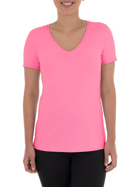 Athletic Works Womens Core Active Short Sleeve V Neck T Shirt