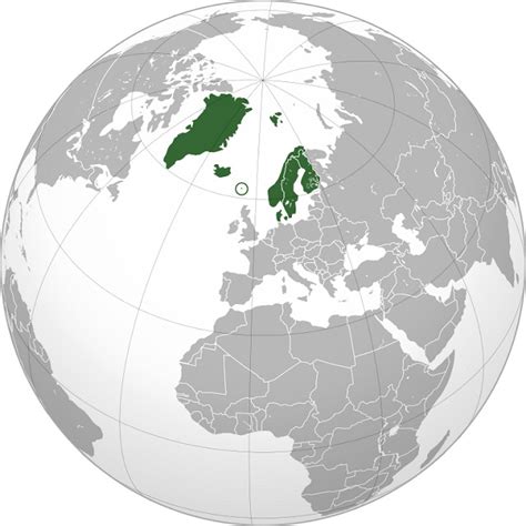 Mapa De Paises Nordicos
