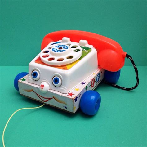 Original 1961 Fisher Price Chatter Telephone Toy Etsy Fisher Price
