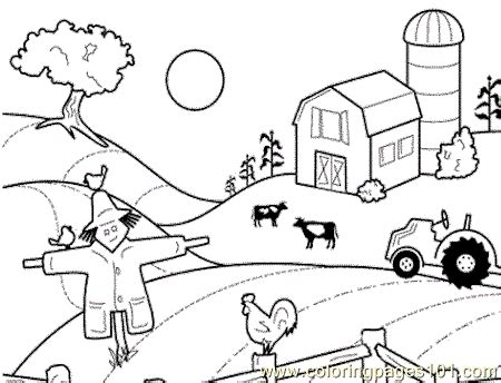 Use these images to quickly print coloring pages. Farm house Coloring Page - Free Chicks, Hens and Roosters ...