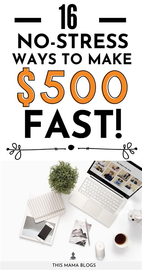 Looking for ways to make money online. 16 No-Stress Ways to Make $500 Fast in 2020 | Extra cash online, Make money blogging, Online ...