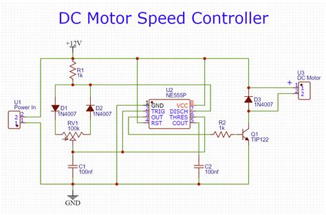 How To Make Dc Motor Speed Controller Circuit Pwm