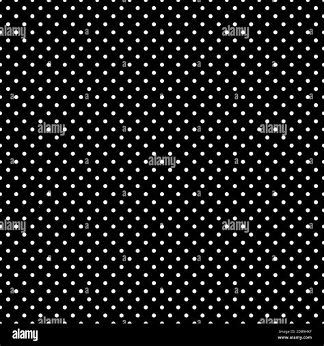 Black And White Polka Dot Seamless Pattern Background Isolated On White Eps 10 Vector File