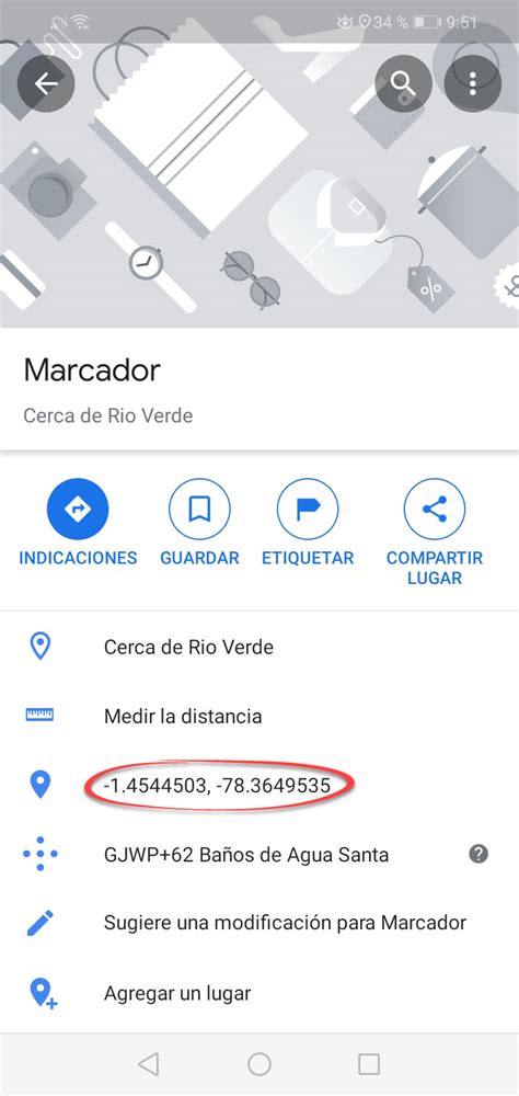 La longitud (abreviada long.), es una medida que en cartografía expresa la distancia angular entre un punto dado de la superficie terrestre y el meridiano que se toma como 0° (es decir, el meridiano de base), medida a lo largo del paralelo en el que se encuentra dicho punto, una circunferencia cuyo centro es la intersección del eje de la tierra con el plano del citado paralelo. Obtener coordenadas en Google Maps Android | Convertir ...