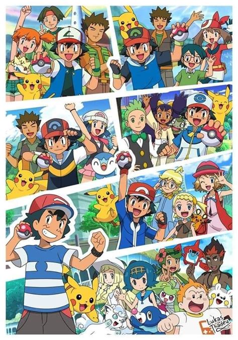 Ash And His Friends Pokemon The Series Pokemon Alola Pokemon