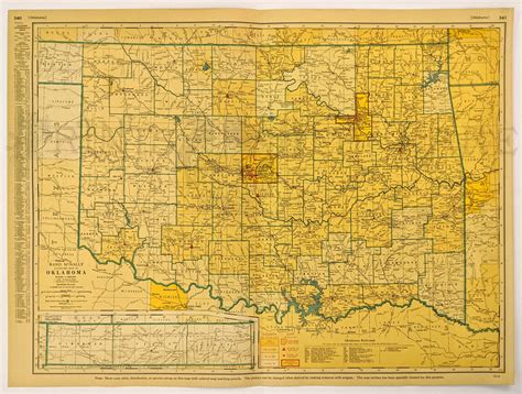 Prints Old And Rare Oklahoma Antique Maps And Prints