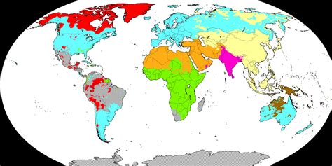 Detailed Ethno Racial Map Of The World 2018 By Masaman 5888x2464 R