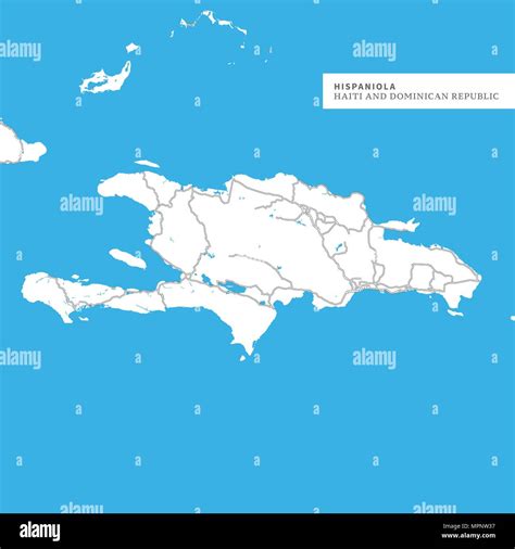 Map Of Hispaniola Island Haiti And Dominican Republic Contains