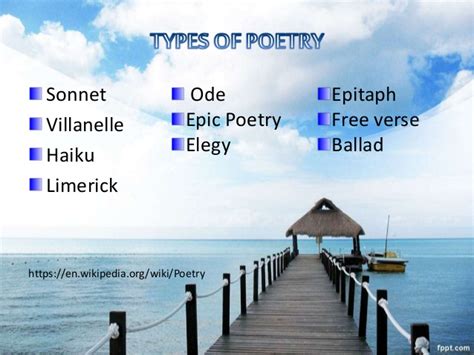 Kinds Of Poetry Wikipedia