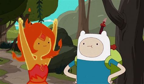 Finn And Flame Princess Adventure Time