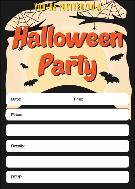 15 Best Printable Halloween Flyer Templates Pdf For Free At Printablee