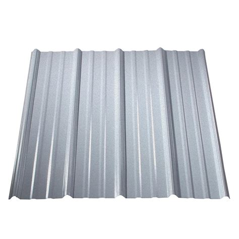Fabral 12 ft. Galvanized Steel Roof Panel-4736008000 - The Home Depot