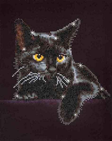Diamond Dotz Kit Black Cat Midnight Cat In 2020 Art Kit Diamond
