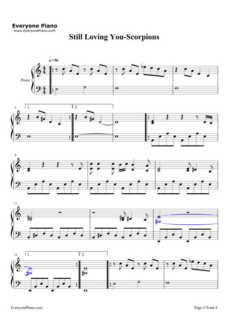 Still Loving You-Scorpions Stave Preview