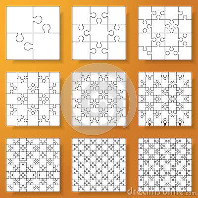 Here's what good people of picked for you jigsaw puzzle lovers Collection Of Various Sizes Jigsaw Puzzle. Stock Vector ...