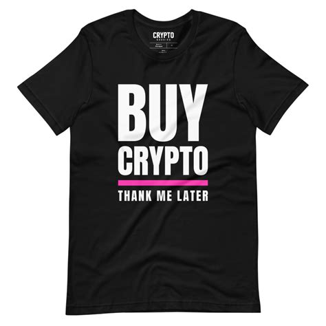 Buy Crypto X Thank Me Later T Shirt Crypto Goodies
