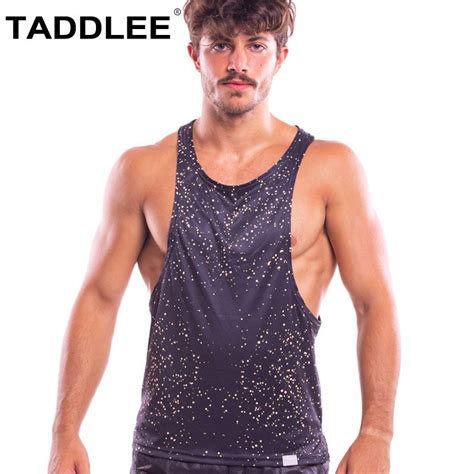 Taddlee Brand Men Tank Top Singlets Muscle Top Tees Sleeveless