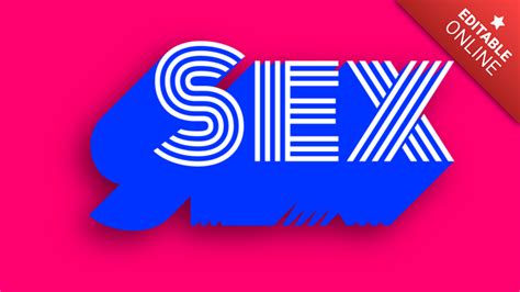 sex text effect generator
