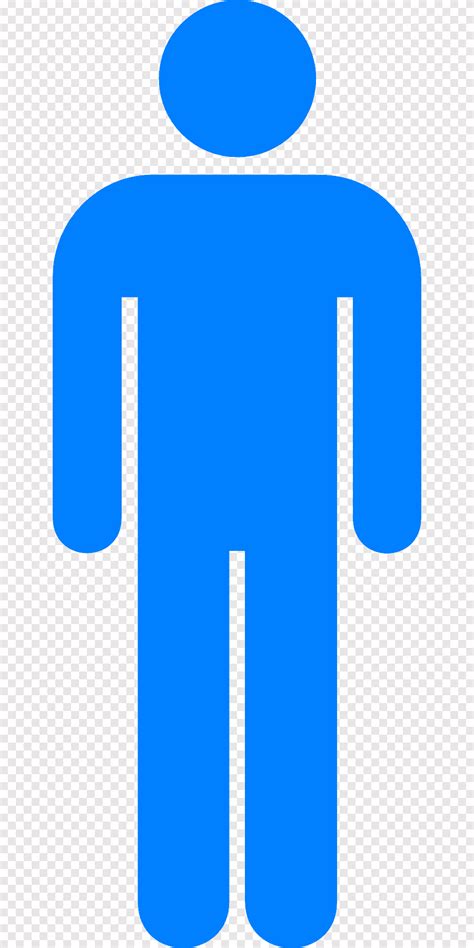 Bathroom Public Toilet Gender Symbol Flush Toilet Toilet Blue Angle
