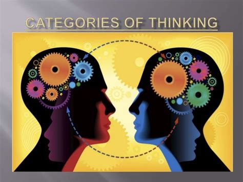 Categories Of Thinking Ppt