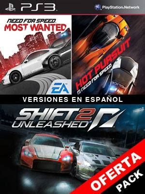 Existen muchos juegos de simulación de carreras de coches,. 3 juegos en 1 SHIFT 2 UNLEASHED Mas Need for Speed Most ...