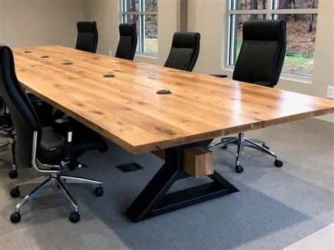 Modern Industrial Conference Table Etsy
