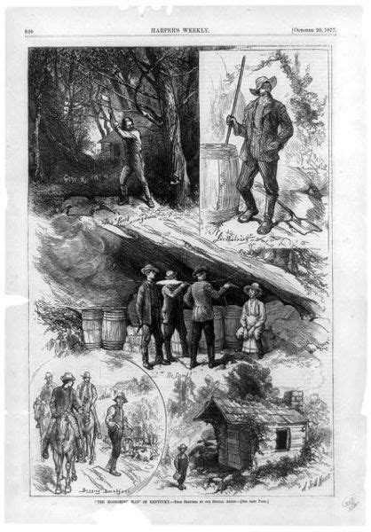 The Moonshine Man Of Kentucky Illustration From Harpers Weekly 1877