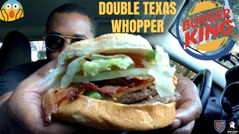 Burger King Texas Double Whopper Review YouTube