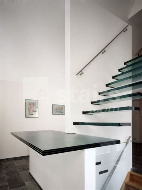 Floating Staircase I Glass Modern Staircase Design I Glass Balustrade I