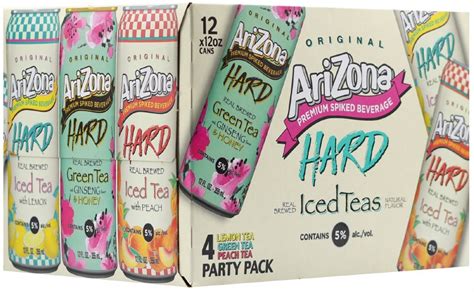 Arizona Hard Tea Party Pack Pk Oz Can Legacy Wine And Spirits