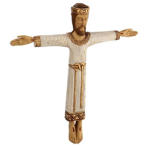 Christ Priest And King Wooden Crucifix Monastery Of Bethleem France