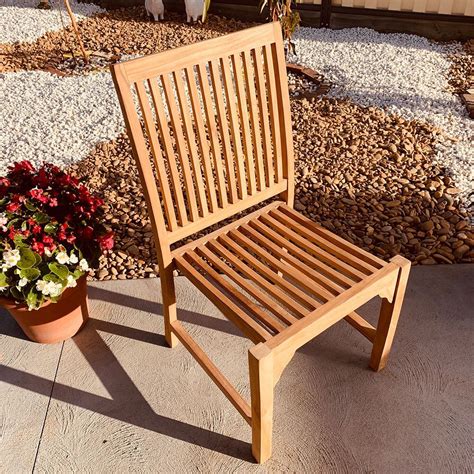 Outdoor Furniture Solid Teak Wood Chair