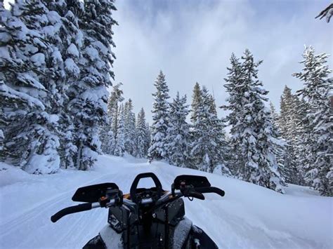 West Yellowstone Snowmobiling In The White Room — Beginners Style
