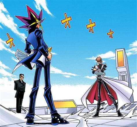 Dark Yugi And Seto Kaibas Battle City Duel Manga Yu Gi Oh Wiki Fandom