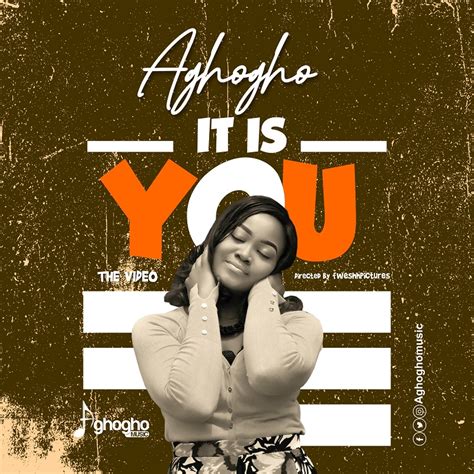 Gospel Artist Aghogho Releases It Is You Video Mp4