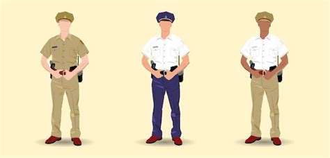 Premium Vector Indian Police Officer And Indian Traffic Police