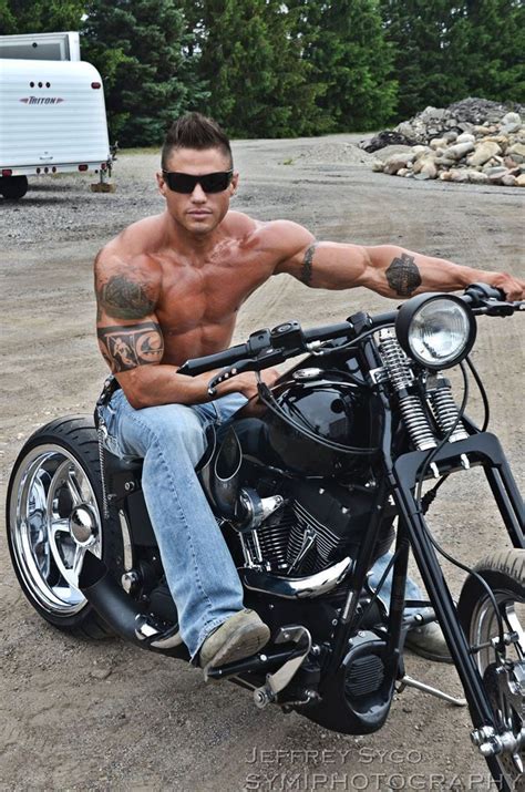 Muscle Guy Motorbike
