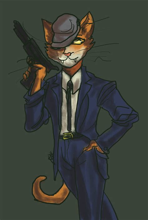 Mobster Cat By Rolkstone On Deviantart
