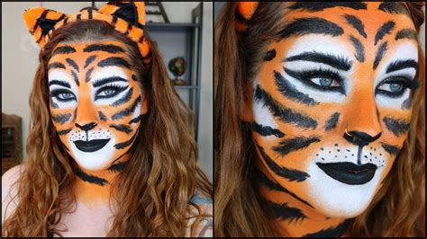 Halloween Tiger Makeup