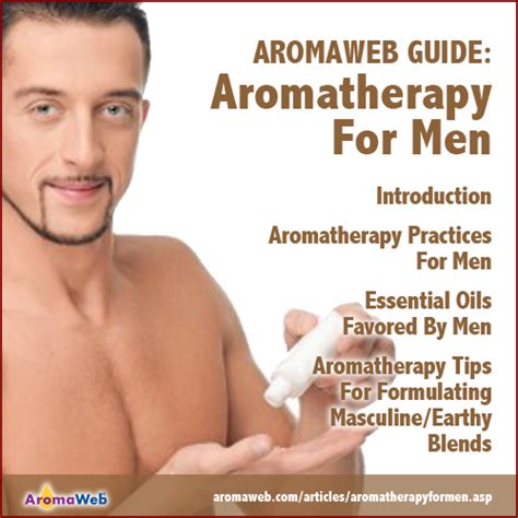 Aromatherapy For Men Aromaweb