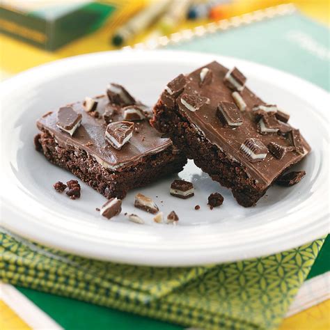 Mint Brownies Recipe | Taste of Home