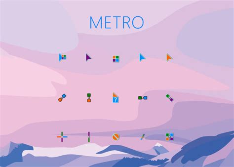 Metro Cursors By Alexgal23 On Deviantart