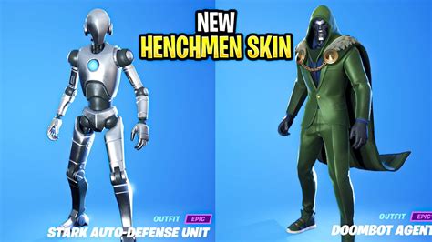 New Henchmen Skins In Fortnite Chapter 2 Season 4 Stark Robot