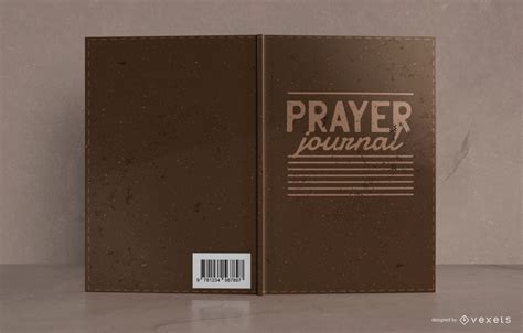 Leather Style Prayer Journal Book Cover Design Vector Download