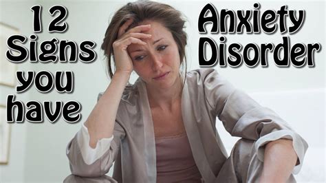 12 Signs You May Have Anxiety Disorder Youtube