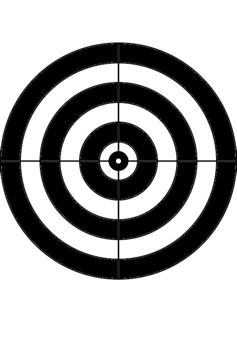 Bullseye Targets To Print Clipart Best