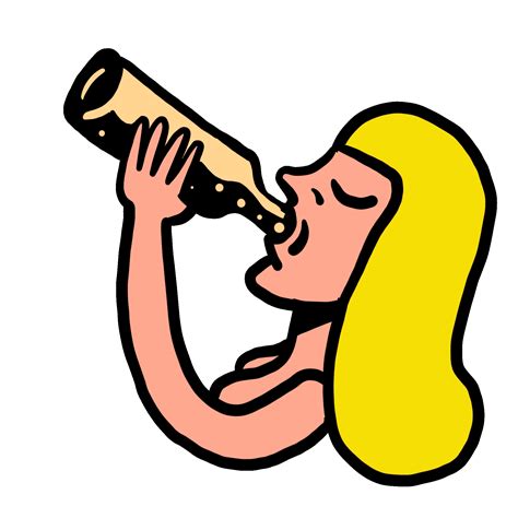 Woman Drinking Sticker By Darién Sánchez For Ios And Android Giphy