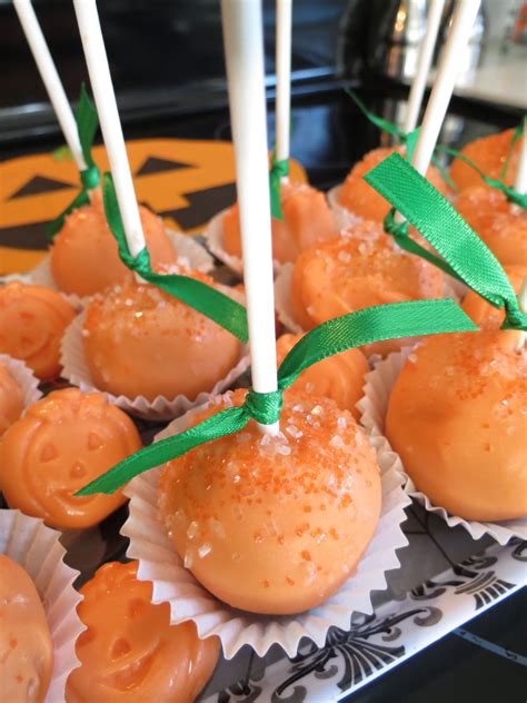 Pumpkin Cake Pop Pumpkin Cake Pops Pumpkin Cake Party Cakes