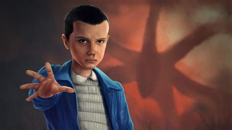 Eleven On Pathway Stranger Things 4k