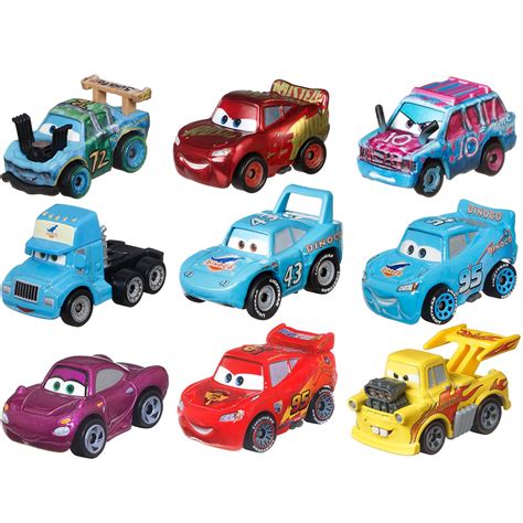 Disney Pixar Cars Mini Racers 3 Pack Mix 5 Case Of 6